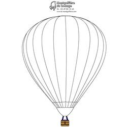 Coloring page: Hot air balloon (Transportation) #134618 - Free Printable Coloring Pages
