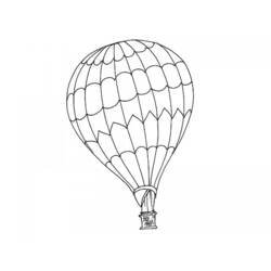 Coloring page: Hot air balloon (Transportation) #134625 - Free Printable Coloring Pages