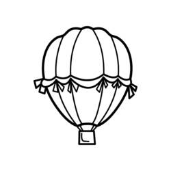 Coloring page: Hot air balloon (Transportation) #134630 - Free Printable Coloring Pages