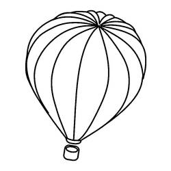 Coloring page: Hot air balloon (Transportation) #134636 - Printable coloring pages