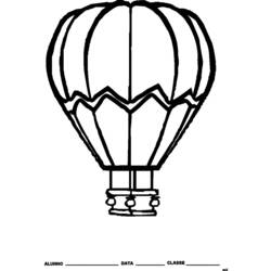 Coloring page: Hot air balloon (Transportation) #134637 - Free Printable Coloring Pages