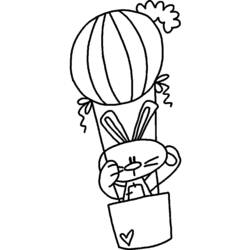 Coloring page: Hot air balloon (Transportation) #134642 - Free Printable Coloring Pages