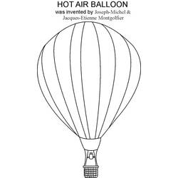 Coloring page: Hot air balloon (Transportation) #134651 - Free Printable Coloring Pages