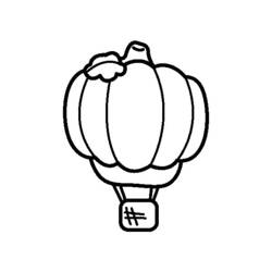 Coloring page: Hot air balloon (Transportation) #134652 - Free Printable Coloring Pages