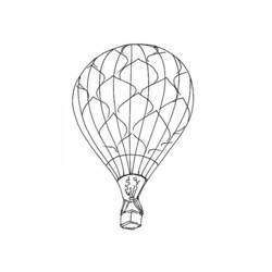 Coloring page: Hot air balloon (Transportation) #134654 - Free Printable Coloring Pages