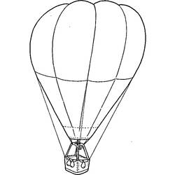 Coloring page: Hot air balloon (Transportation) #134655 - Printable coloring pages