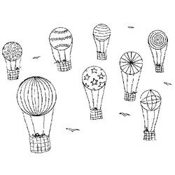 Coloring page: Hot air balloon (Transportation) #134667 - Free Printable Coloring Pages