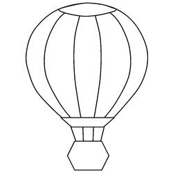 Coloring page: Hot air balloon (Transportation) #134669 - Free Printable Coloring Pages