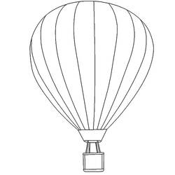Coloring page: Hot air balloon (Transportation) #134684 - Free Printable Coloring Pages