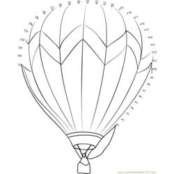 Coloring page: Hot air balloon (Transportation) #134687 - Free Printable Coloring Pages