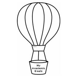 Coloring page: Hot air balloon (Transportation) #134689 - Free Printable Coloring Pages