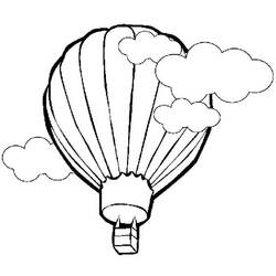 Coloring page: Hot air balloon (Transportation) #134693 - Free Printable Coloring Pages