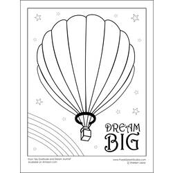 Coloring page: Hot air balloon (Transportation) #134700 - Free Printable Coloring Pages