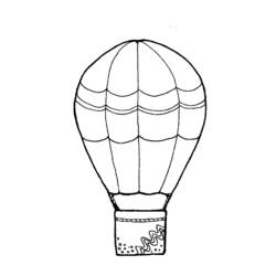 Coloring page: Hot air balloon (Transportation) #134703 - Printable coloring pages