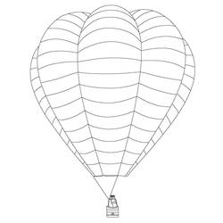 Coloring page: Hot air balloon (Transportation) #134707 - Free Printable Coloring Pages