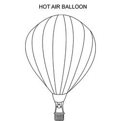 Coloring page: Hot air balloon (Transportation) #134723 - Printable coloring pages