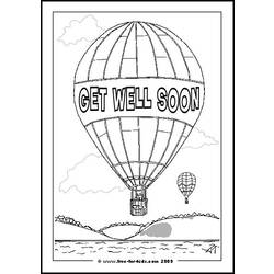 Coloring page: Hot air balloon (Transportation) #134724 - Free Printable Coloring Pages
