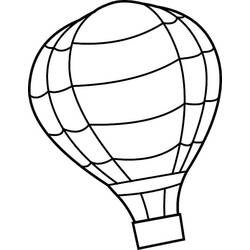 Hot air balloon (Transportation) coloring page #180259 to print and color