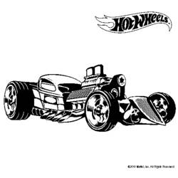 Coloring page: Hot wheels (Transportation) #145863 - Printable coloring pages