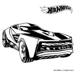 Coloring page: Hot wheels (Transportation) #145865 - Printable coloring pages