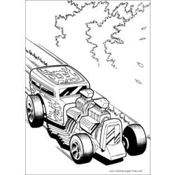 Coloring page: Hot wheels (Transportation) #145878 - Free Printable Coloring Pages