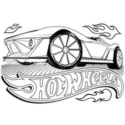 Coloring page: Hot wheels (Transportation) #145891 - Printable coloring pages