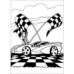 Coloring page: Hot wheels (Transportation) #145904 - Printable coloring pages
