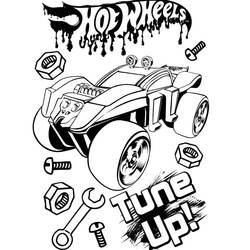 Hot Wheels (Transportation) coloring page #174761 to print and color