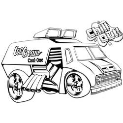 Hot Wheels (Transportation) coloring page #174765 to print and color