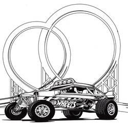 Hot Wheels (Transportation) coloring page #218450 to print and color