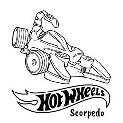 Hot Wheels (Transportation) coloring page #218455 to print and color
