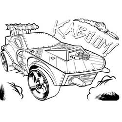 Hot Wheels (Transportation) coloring page #218460 to print and color