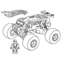 Hot Wheels (Transportation) coloring page #218464 to print and color