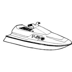 Coloring page: Jet ski / Seadoo (Transportation) #139938 - Printable coloring pages