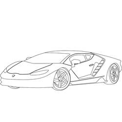 Coloring page: Lamborghini (Transportation) #174216 - Free Printable Coloring Pages