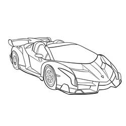 Coloring page: Lamborghini (Transportation) #217275 - Free Printable Coloring Pages