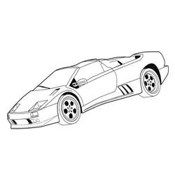 Lamborghini (Transportation) coloring page #217276 to print and color