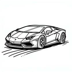 Coloring page: Lamborghini (Transportation) #217281 - Free Printable Coloring Pages