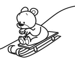 Coloring page: Luge (Transportation) #142531 - Printable coloring pages