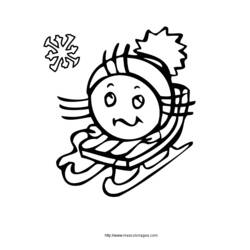 Coloring page: Luge (Transportation) #142557 - Printable coloring pages