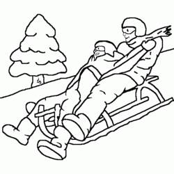 Coloring page: Luge (Transportation) #142570 - Printable coloring pages