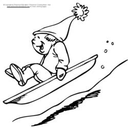 Coloring page: Luge (Transportation) #142599 - Printable coloring pages