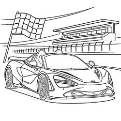 Coloring page: McLaren (Transportation) #219354 - Free Printable Coloring Pages