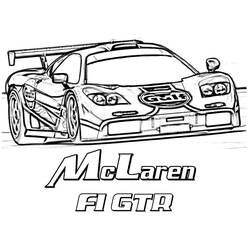Coloring page: McLaren (Transportation) #219358 - Free Printable Coloring Pages