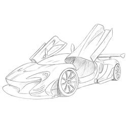 Coloring page: McLaren (Transportation) #219359 - Free Printable Coloring Pages