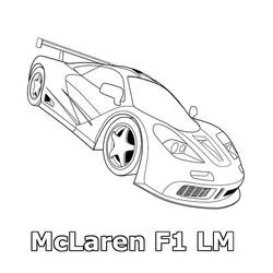 Coloring page: McLaren (Transportation) #219361 - Free Printable Coloring Pages