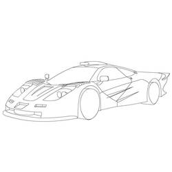 Coloring page: McLaren (Transportation) #219366 - Free Printable Coloring Pages