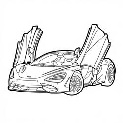 Coloring page: McLaren (Transportation) #219375 - Free Printable Coloring Pages