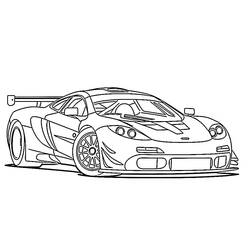 Coloring page: McLaren (Transportation) #219377 - Free Printable Coloring Pages