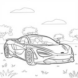 Coloring page: McLaren (Transportation) #219378 - Free Printable Coloring Pages